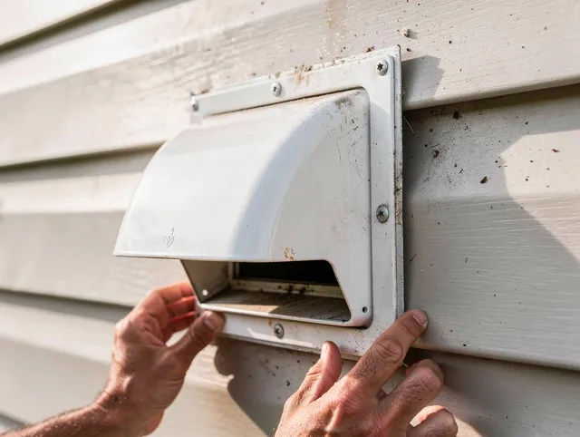Redondo Beach Dryer Vent Cleaning technician delivering thorough residential dryer vent cleaning service in Redondo Beach